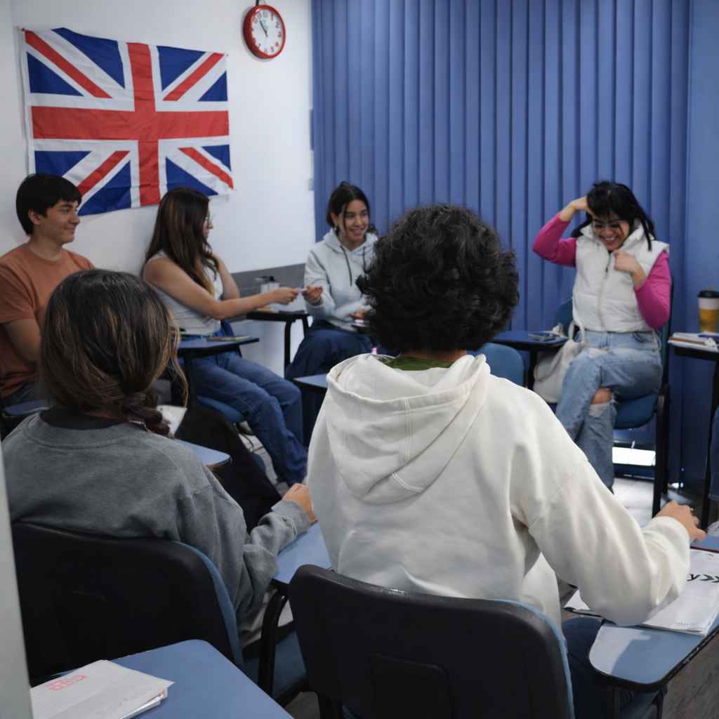 Teens participando en clase